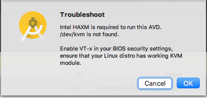 haxm for mac problems on high sierra